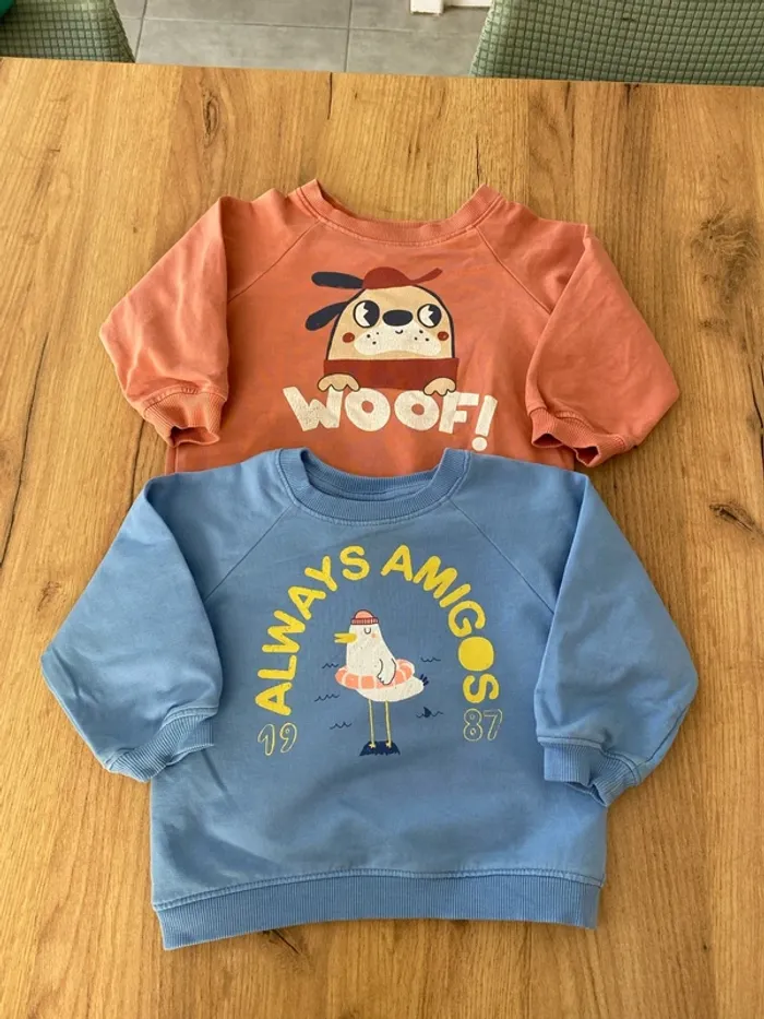 Lot de 2 pulls bébé