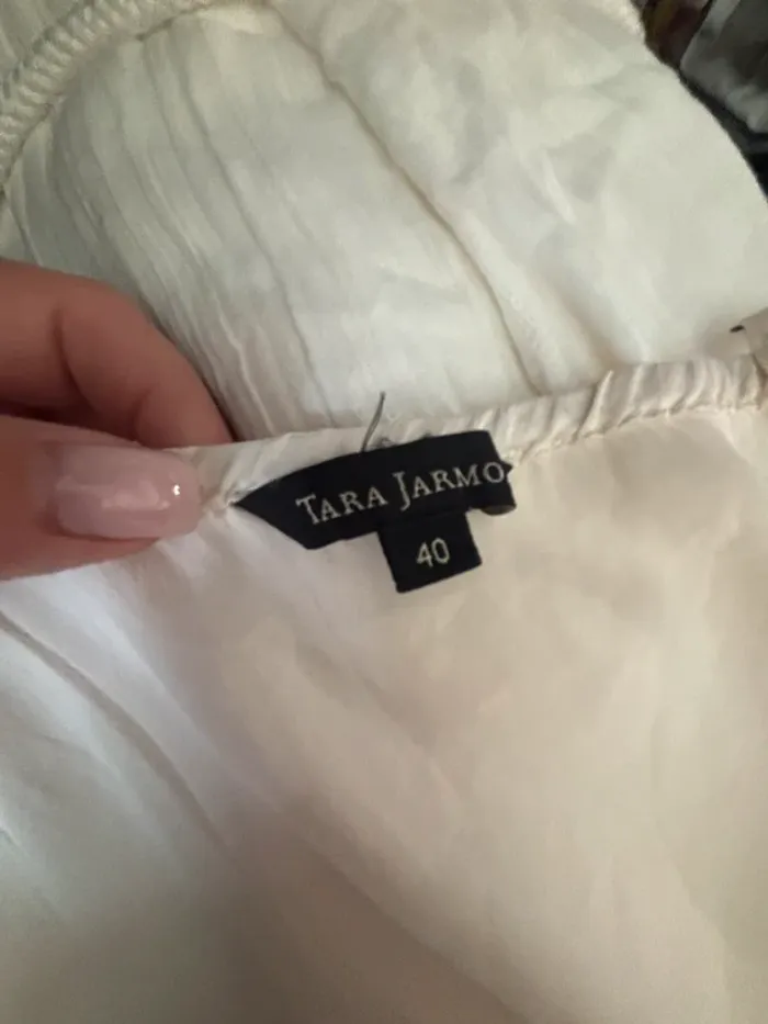 🌸 Caraco en soie écru - Tara Jarmon - T 40 🌸 - photo numéro 9