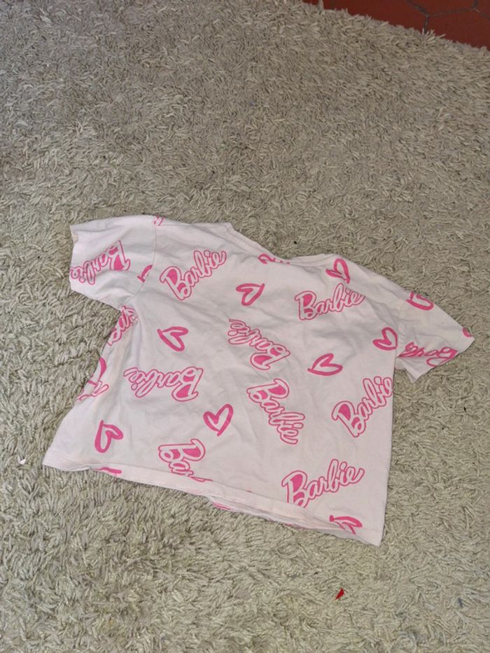 T shirt fille barbie taille 6 ans - photo numéro 2