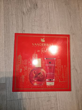 Coffret parfum vanderbilt rouge neuf