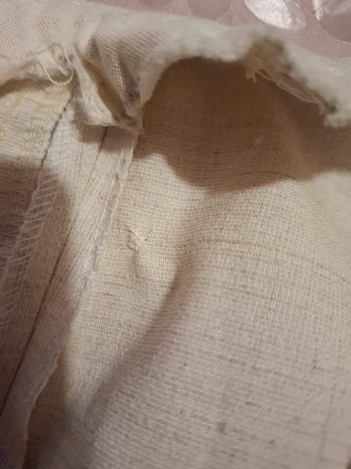 Pantalon beige coton lin  Pantashop T 44 - photo numéro 12