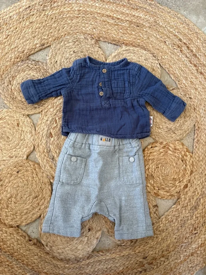 Ensemble 2 pièces Kiabi 1 mois