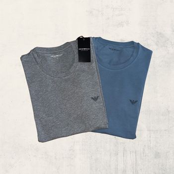 Pack 2 T-Shirts Emporio Armani Homme - Neufs avec étiquette