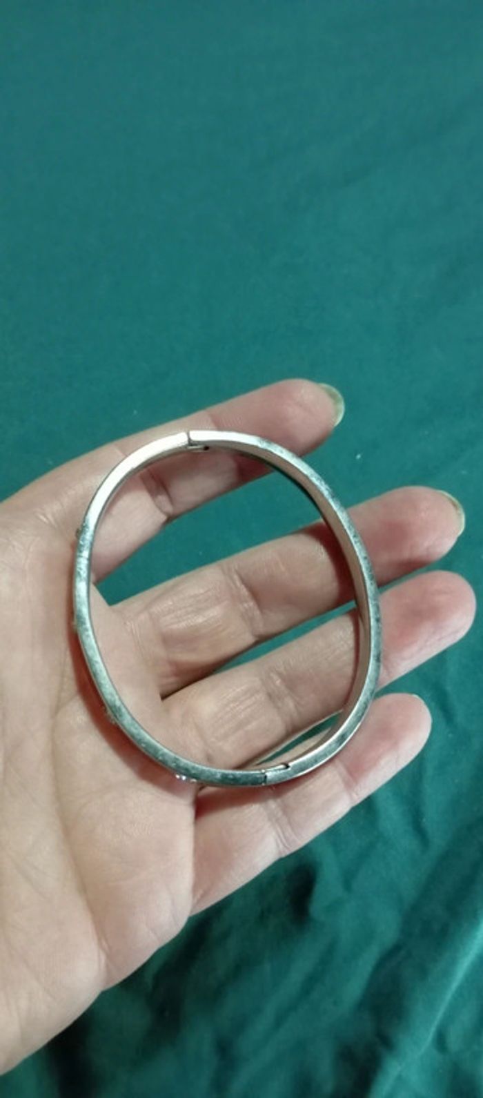 Bracelet argenté avec strass - photo numéro 7