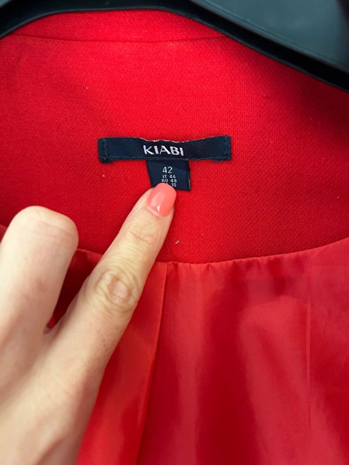 Blazer rouge femme - photo numéro 4