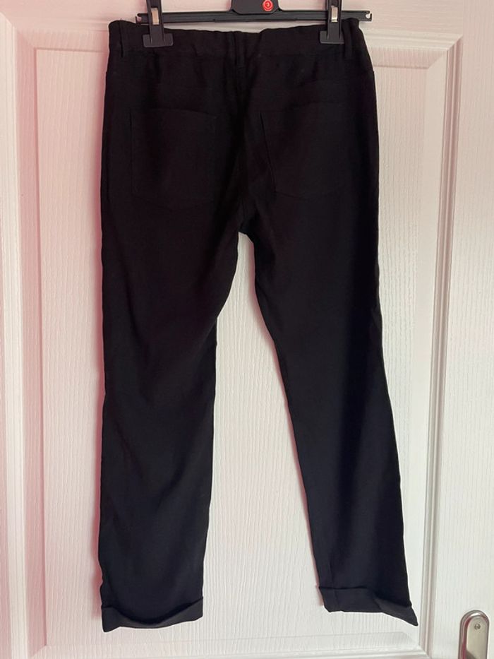 Pantalon fluide noir Benetton - photo numéro 2