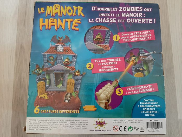 JEU DE SOCIÉTÉ : LE MANOIR HANTE "SPLASH TOYS" - Age 4+ - n°23 - photo numéro 2