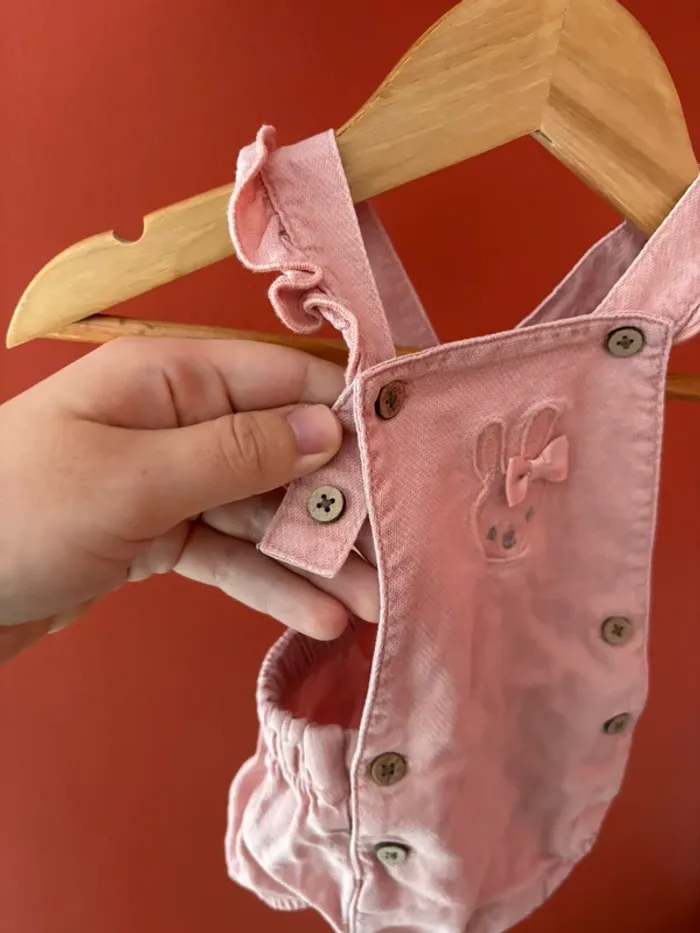 Salopette rose bébé taille 1 mois orchestra - photo numéro 9
