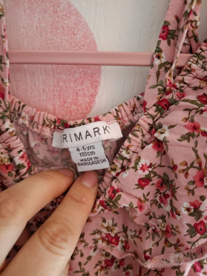 🌸 robe à fleurs fille 4-5 ans - photo numéro 3