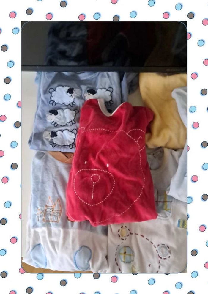 Lot de 7 pyjamas – Taille 6 mois – Très bon état - photo numéro 3