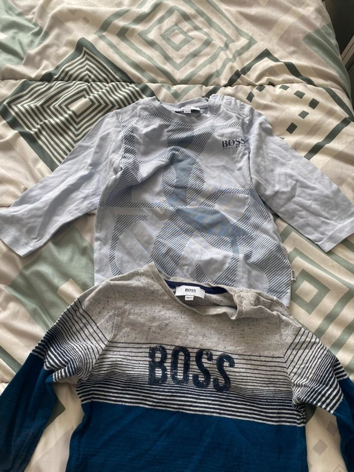 Lot de 2 pull fin garçon Hugo boss 18 mois - photo numéro 5