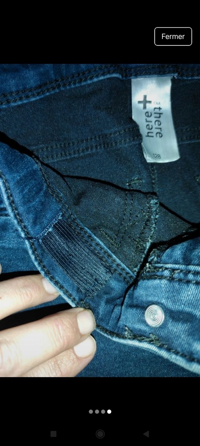 Très beau jeans fille e7 - photo numéro 4