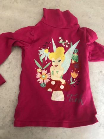 Sous pull fée clochette taille 3 ans