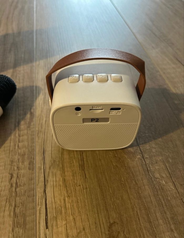 Karaoké 2 micros blanc NEUF - photo numéro 4