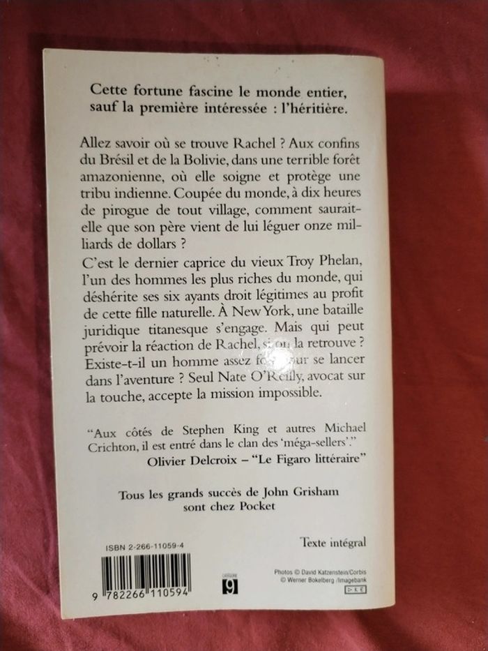 Livre le testament john grisham - photo numéro 4