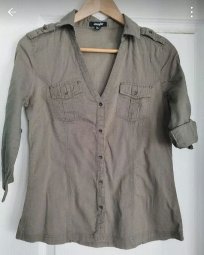 Chemise kaki