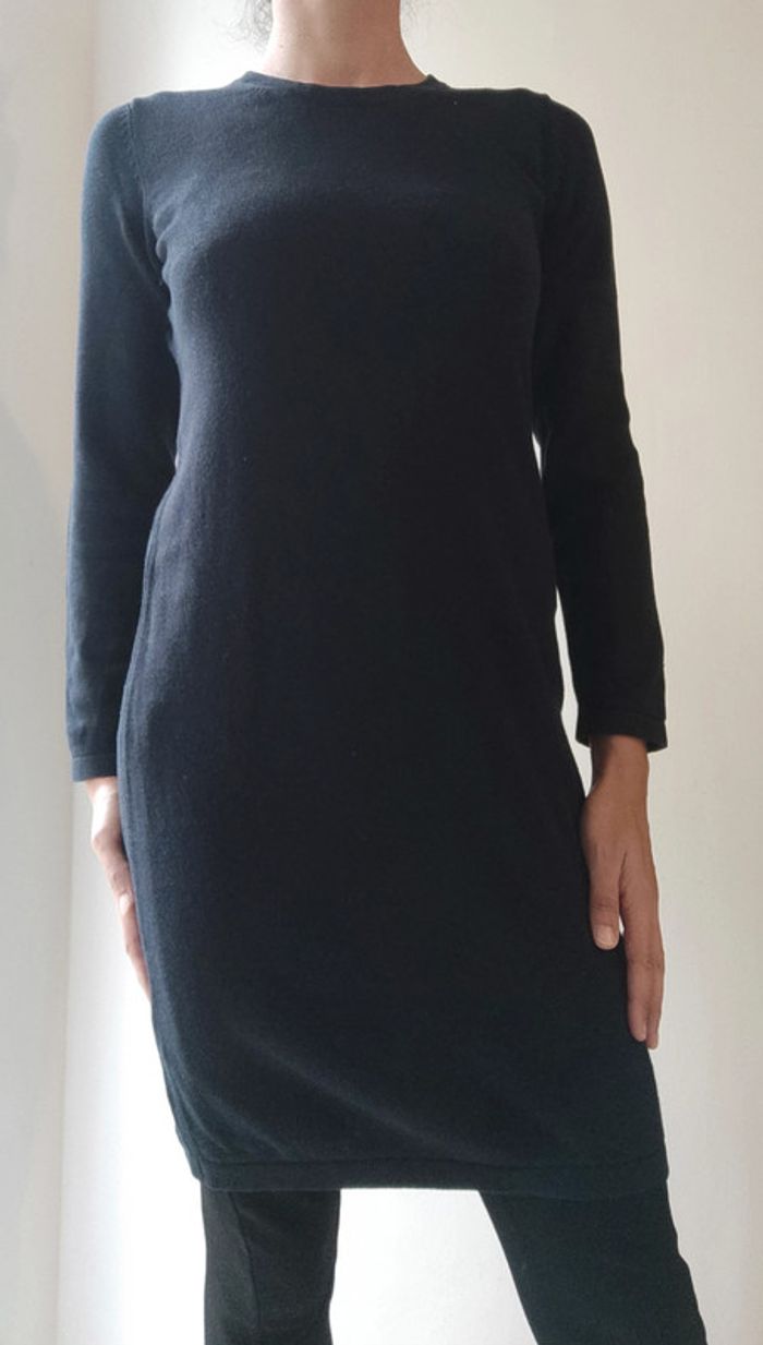 Robe pull bleu marine EDC by Esprit 38 bon état - photo numéro 2