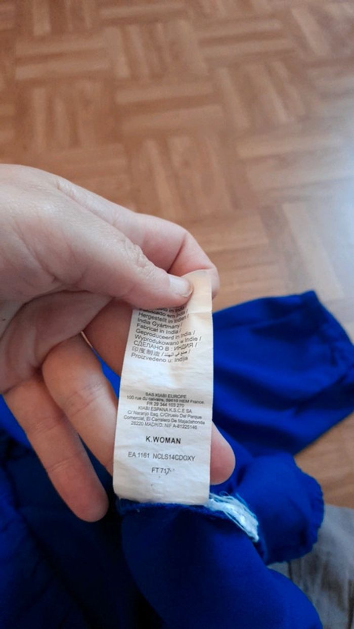 Blouse bleu - photo numéro 6