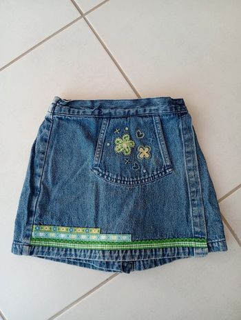 Jupe short en jean La Redoute taille 4 ans
