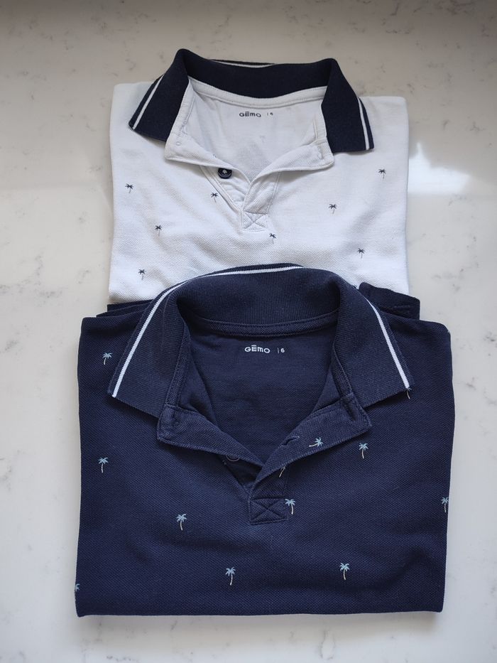 Lot de 2 polos manches courtes, Gémo, taille 6 ans