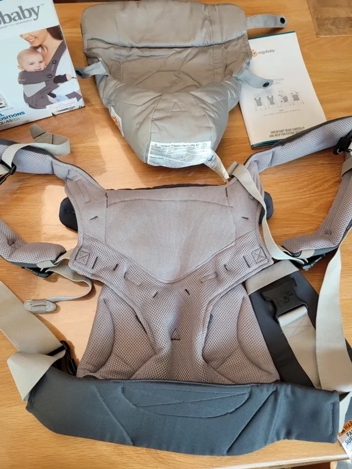 Porte-bébé ergobaby 360 cool air mesh avec reducteur - photo numéro 4
