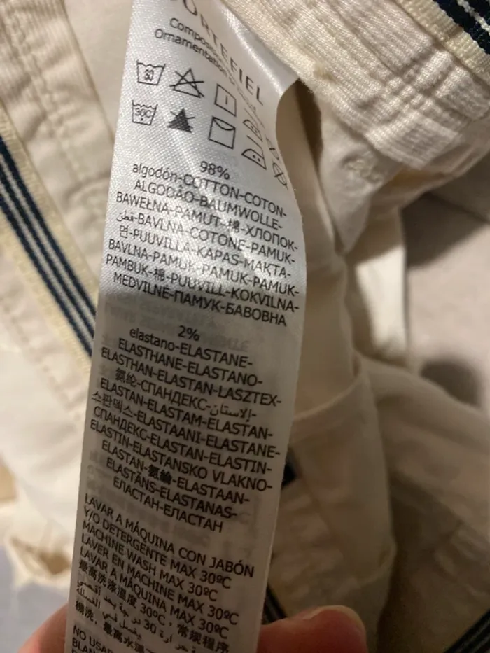 Short crème Homme cortefiel - photo numéro 4