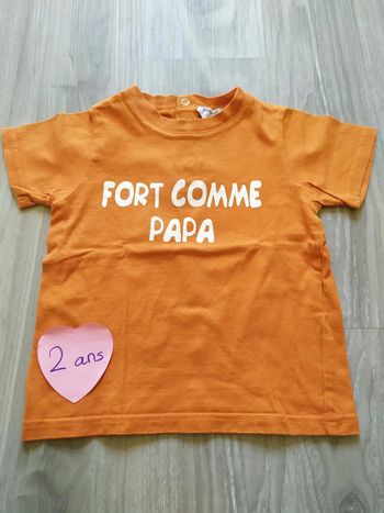 t-shirt mc 2 ans