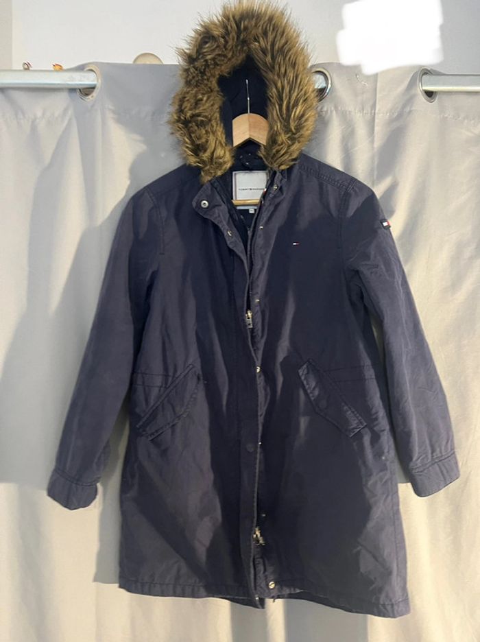 Veste longue parka tommy hilfiger - photo numéro 8