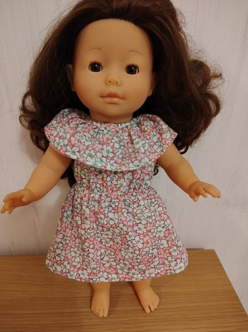 Robe rose à fleurs Corolle