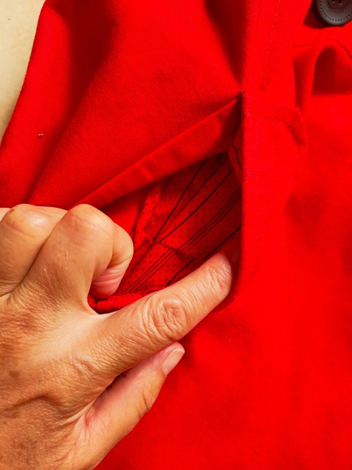 Manteau trench rouge taille 38 marque Etam - photo numéro 5