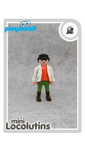 🚂 Vétérinaire Playmobil ▪ figurine de ferme avec blouse et stéthoscope