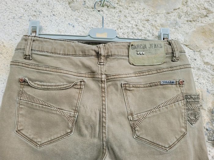 12 ans / 152 cm, Garcia Jeans 👖 couleur kaki - photo numéro 7