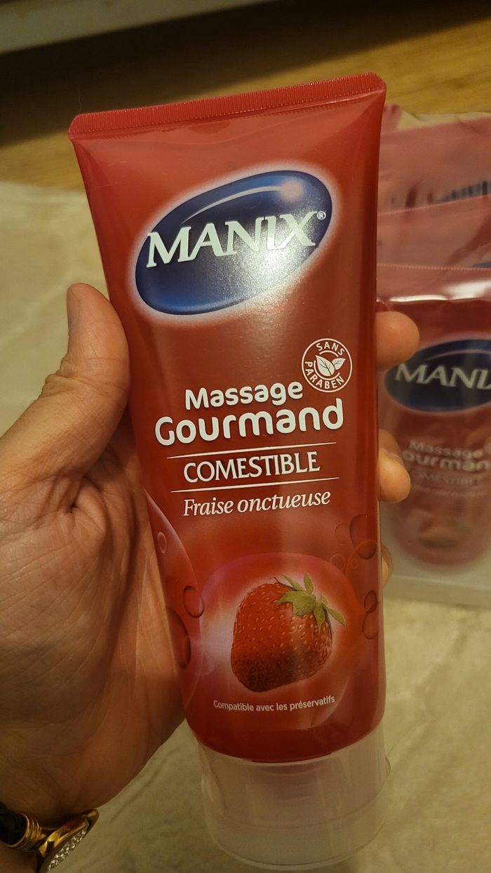 Manix gourmand lubrifiant massage