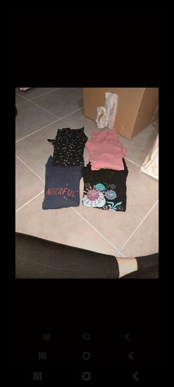 Lot 4 sous pull fille