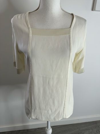 Blouse blanc crème Yves Saint Laurent Vintage T38 M