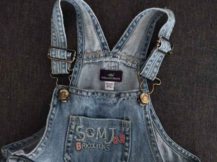 Salopette Sergent major taille 18 mois - photo numéro 2