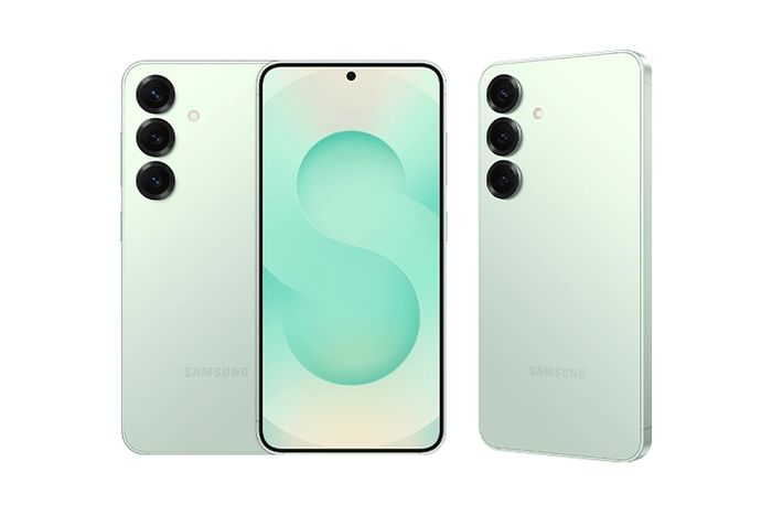Samsung galaxy S25 neuf en bleu, gris et vert avec une coque offerte - photo numéro 2