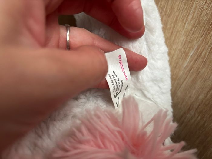 Grande peluche licorne blanche rose - photo numéro 4