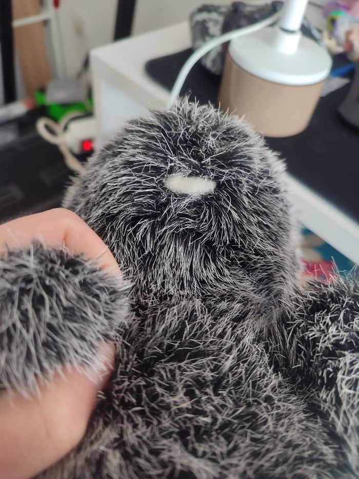 peluche ancienne castor écureuil gris blanc bettella france Bettella Vintage - photo numéro 5