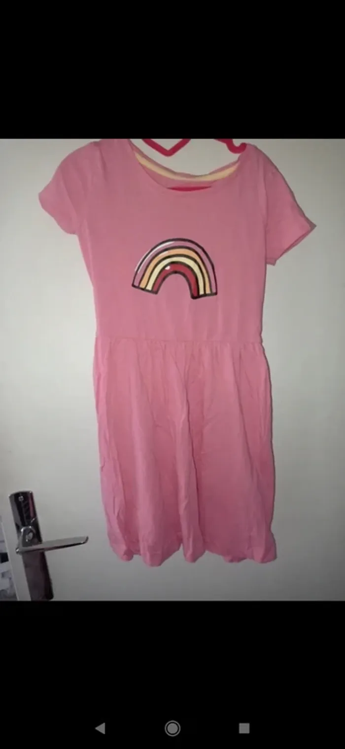 Robe rose manche courte - photo numéro 2