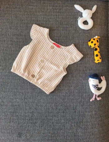 Haut crop top fille 4 ans fabriqué en France 🇫🇷