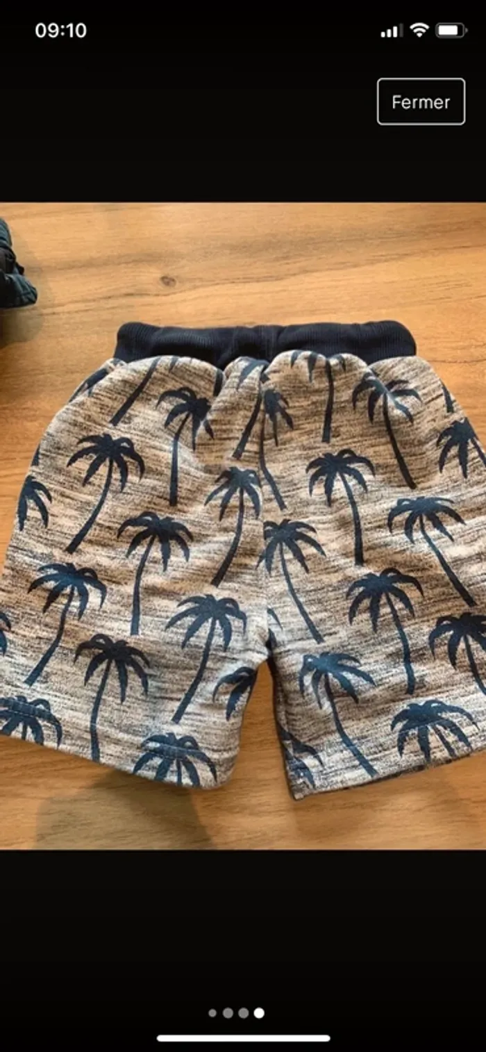 Short palmier taille 3/4 ans - photo numéro 4