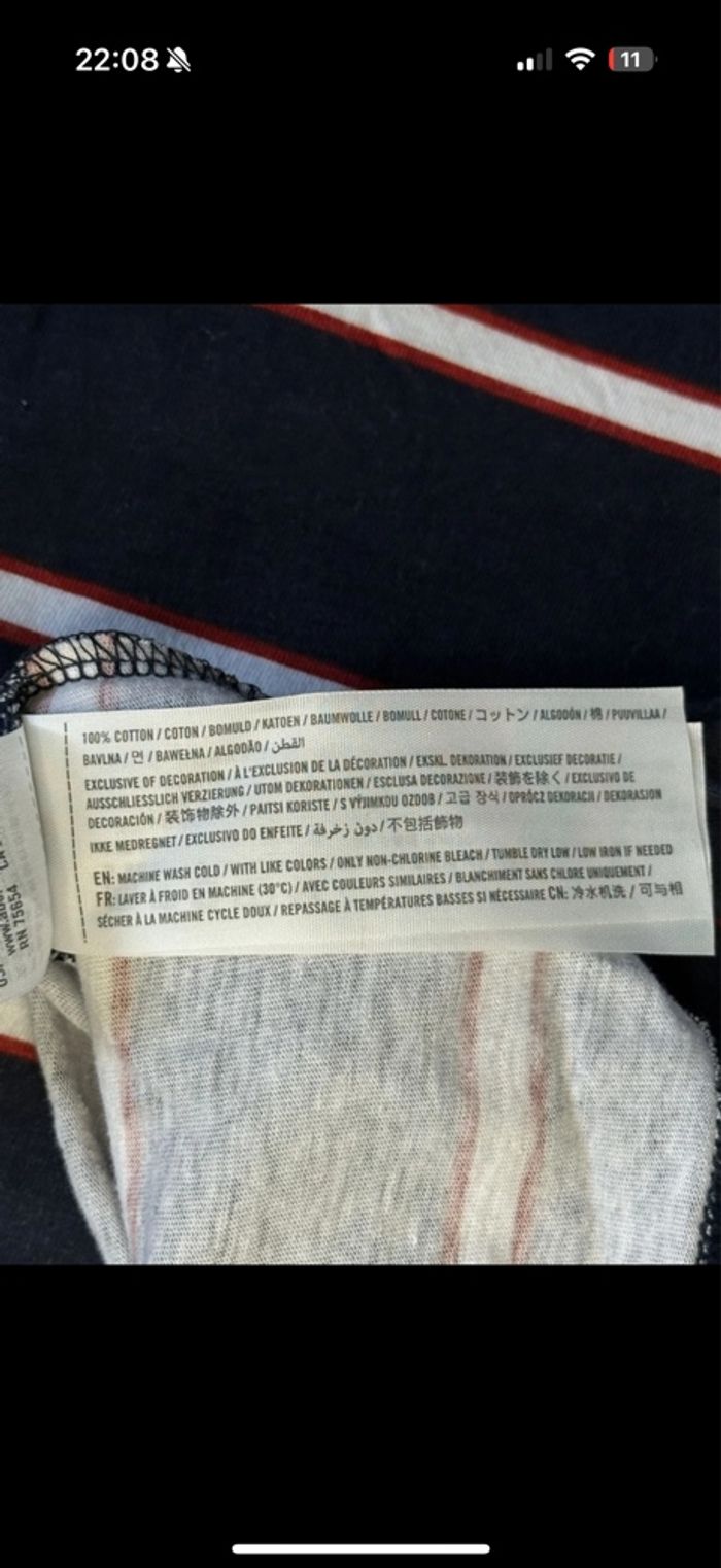 Pull rayé Hollister XL - photo numéro 5