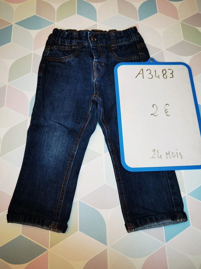 A3483 - jeans garçon 24 mois - photo numéro 3