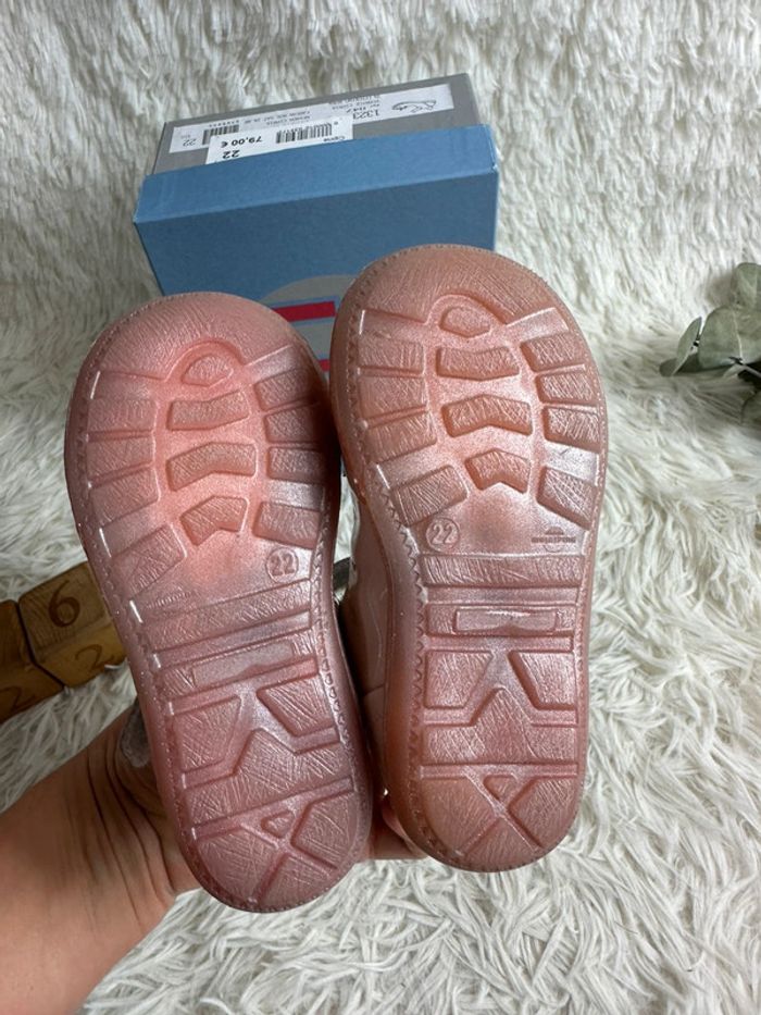 Paire de babies rose taille 22 Franco Romagnoli - photo numéro 4