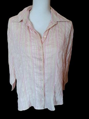 Chemisier manches 3/4 taille 44