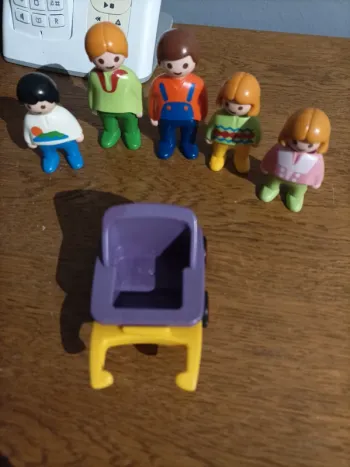 Lot 5 playmobil famille