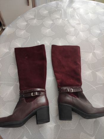 Bottes  hautes en cuir