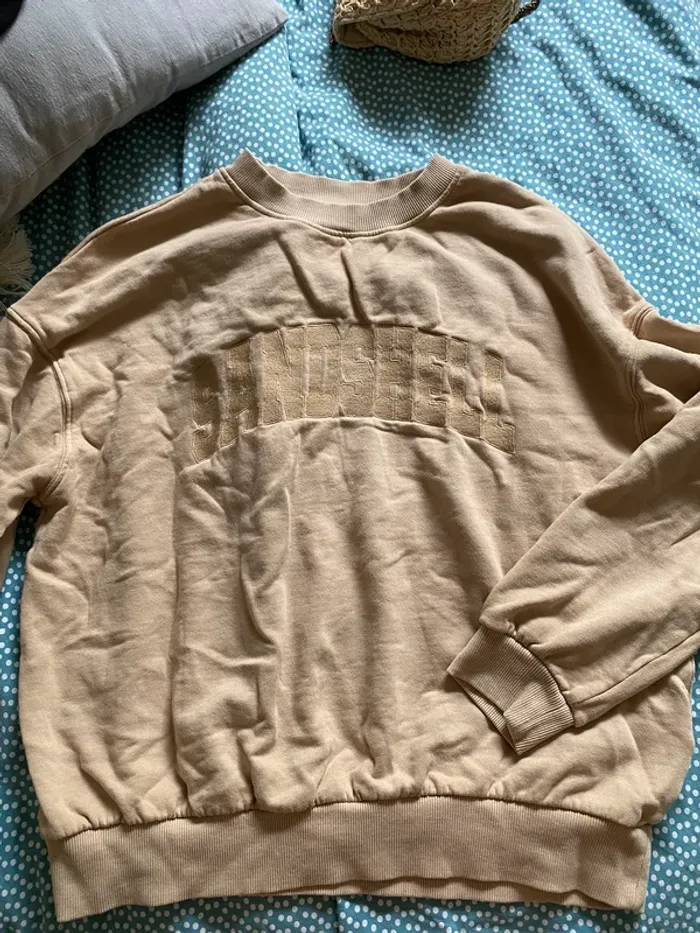 Sweat beige « Sandshell » Kiabi - photo numéro 4