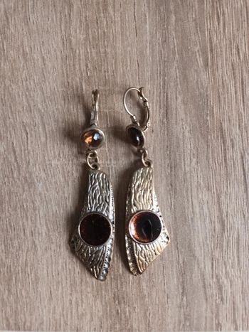 Boucle d'oreille doré